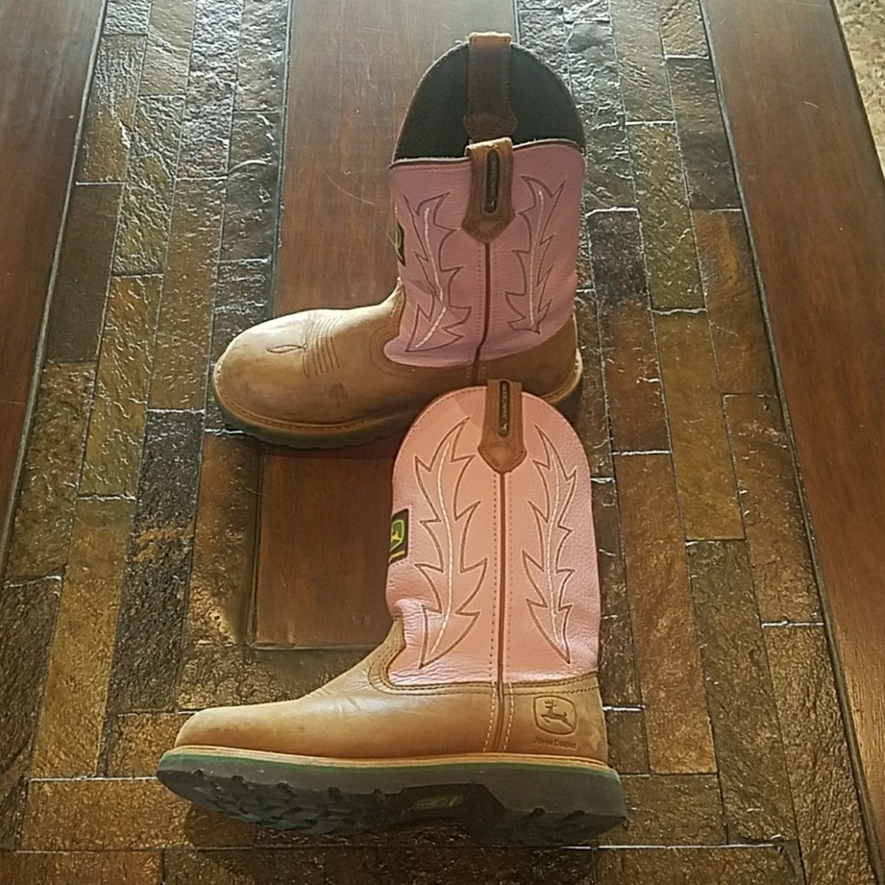 John Deere Pink Cowgirl Boots